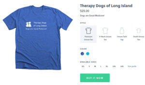 Therapy Dogs of Long Island T-shirt